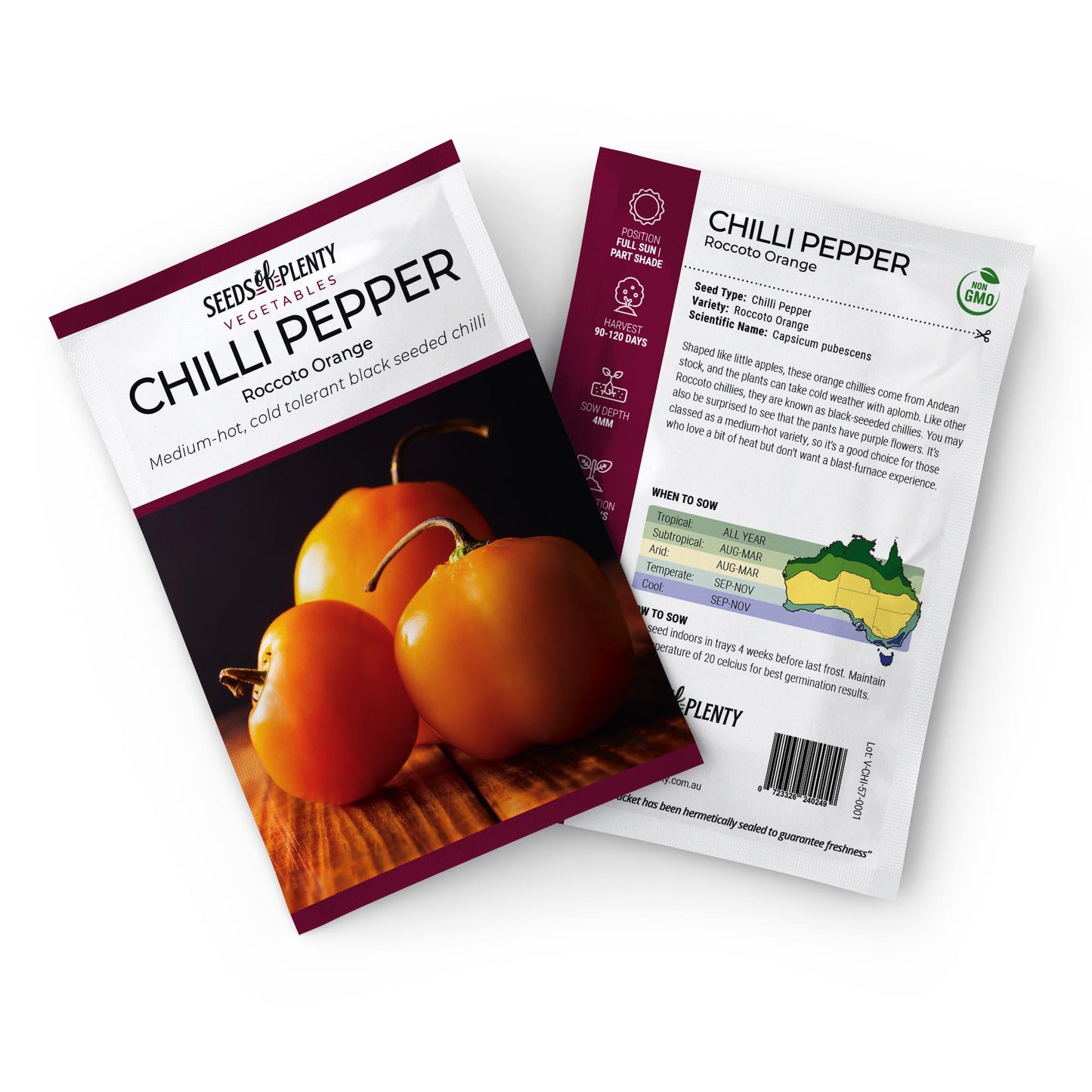 CHILLI PEPPER - Roccoto Orange