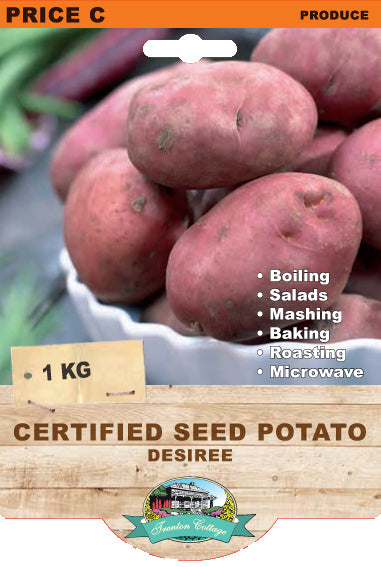 Potato - Desiree (1kg Certified Seed Potato)
