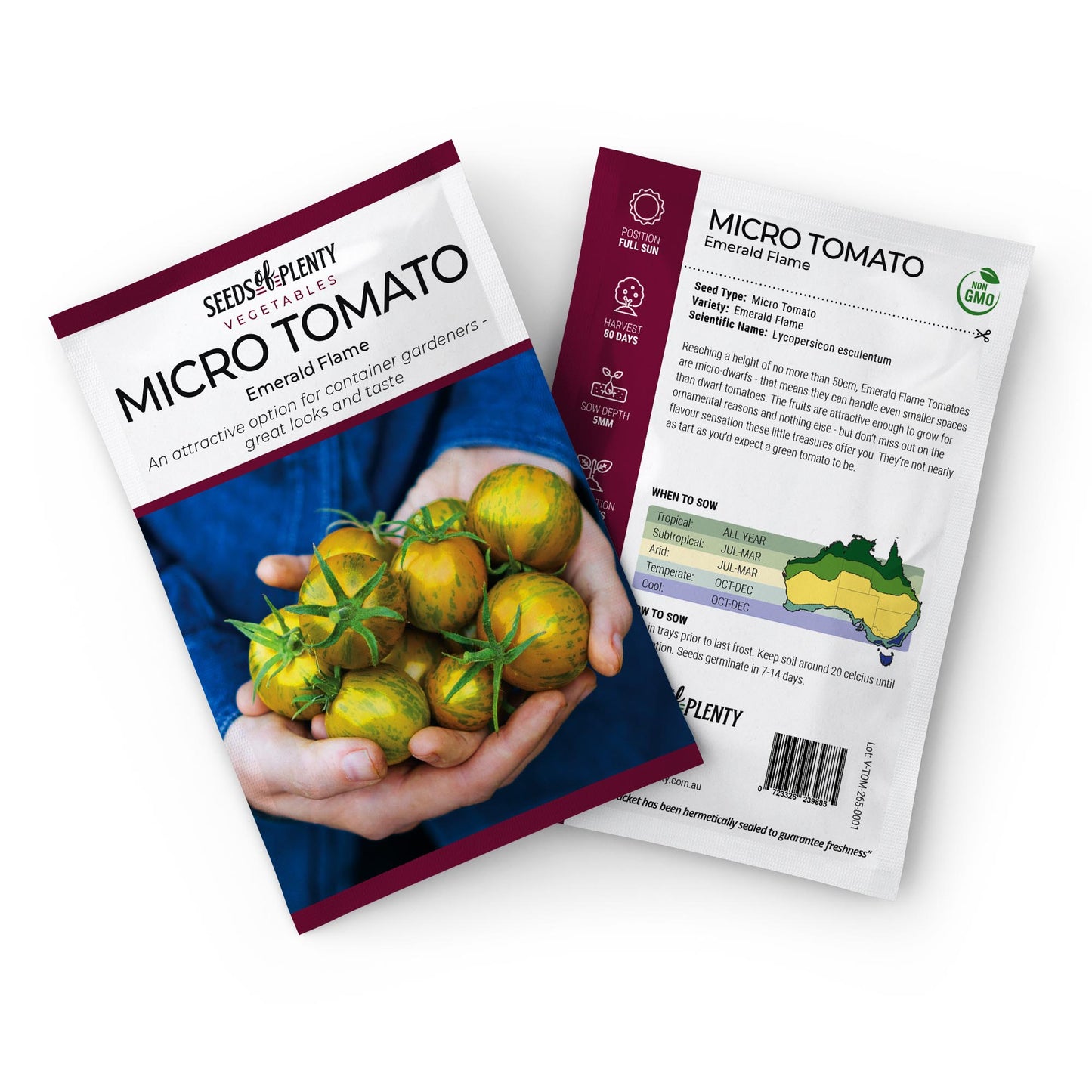 MICRO TOMATO - Emerald Flame