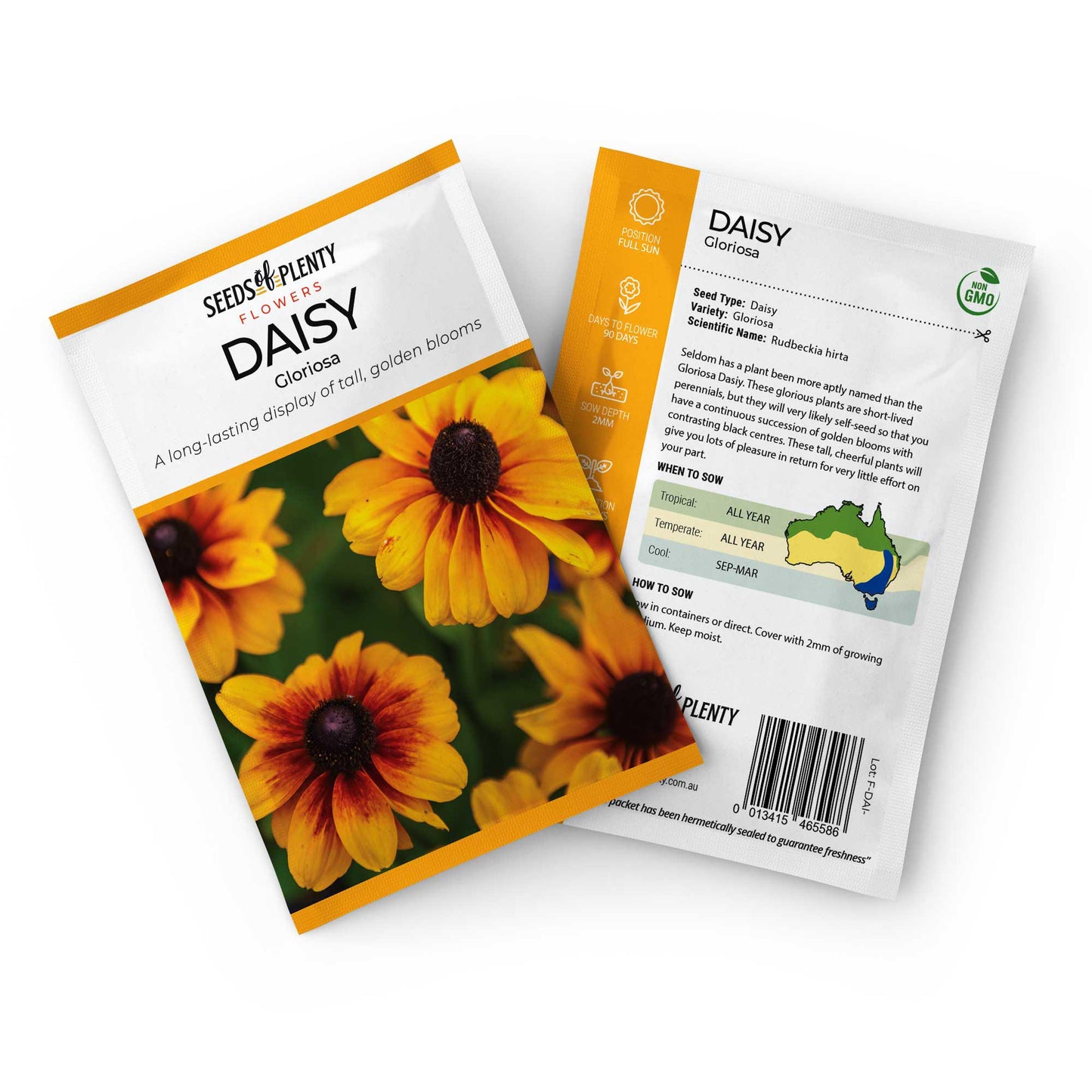 DAISY - Gloriosa Seed Packet - Rudbeckia hirta