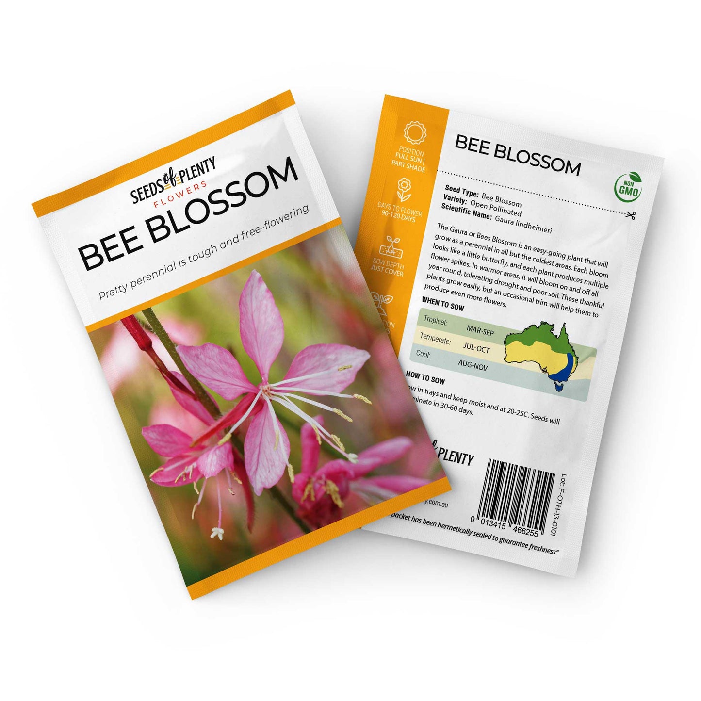 BEE BLOSSOM - Seed Packet - Gaura lindheimeri