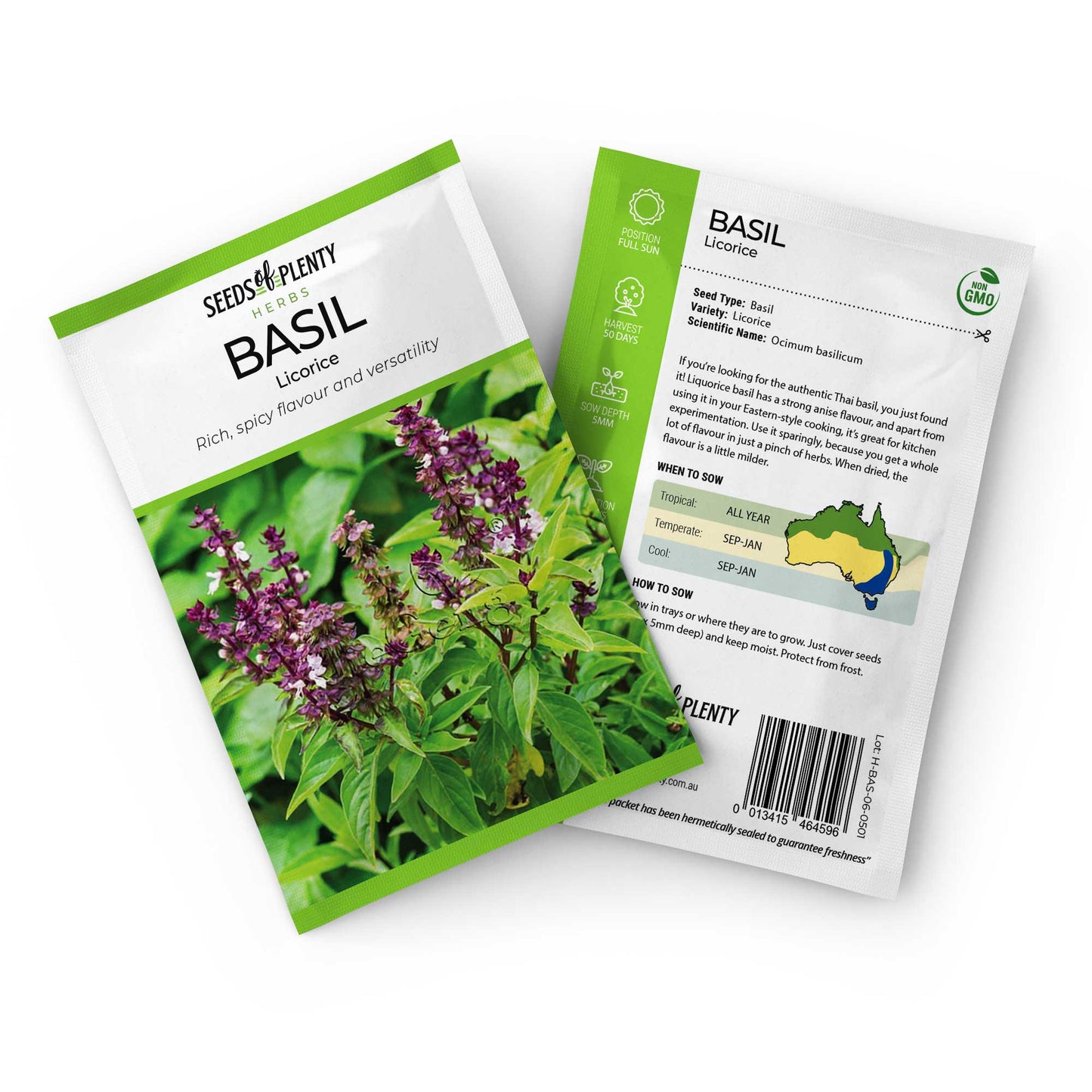 BASIL - Licorice Seed Packet - Ocimum basilicum