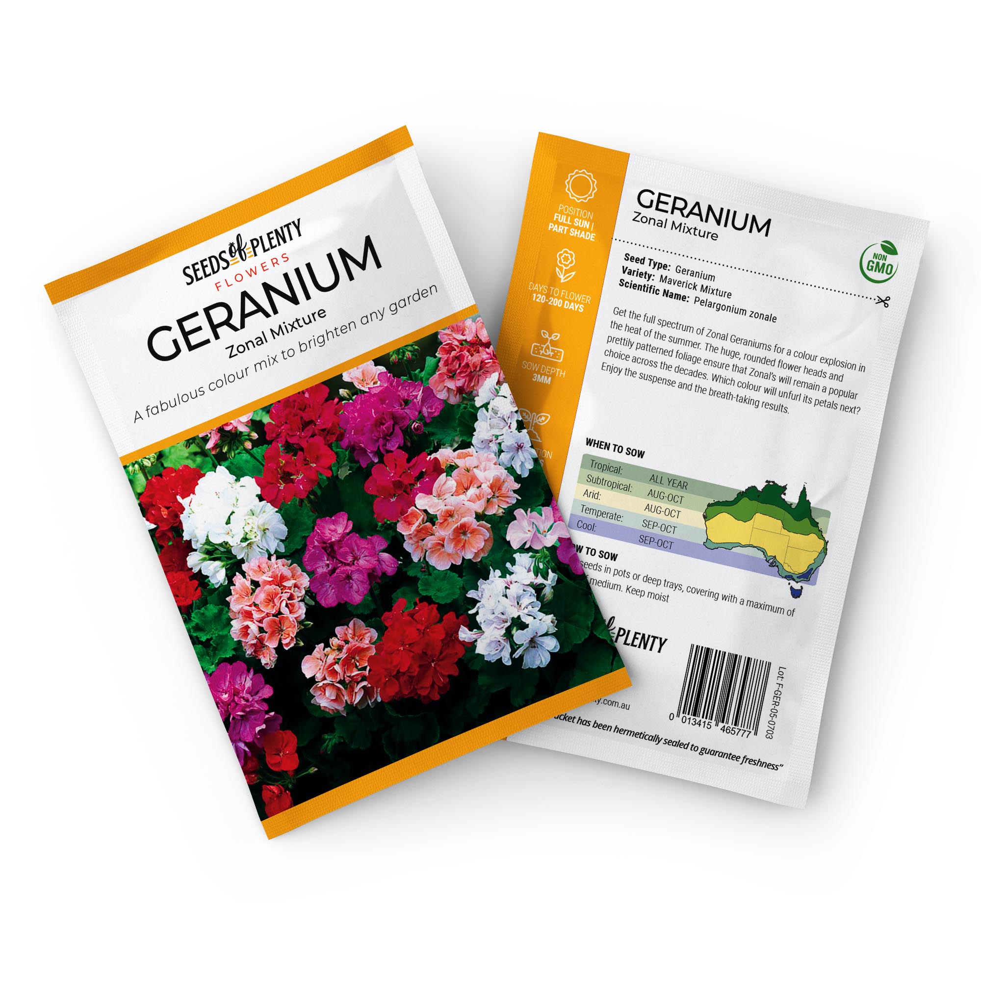 Geranium Seeds | Buy Online at Seeds of Plenty