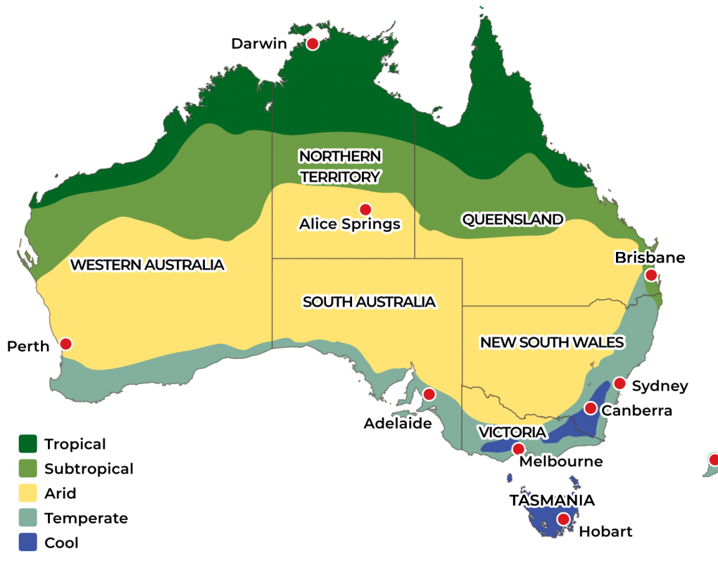 GROWING ZONES IN AUSTRALIA Seeds of Plenty