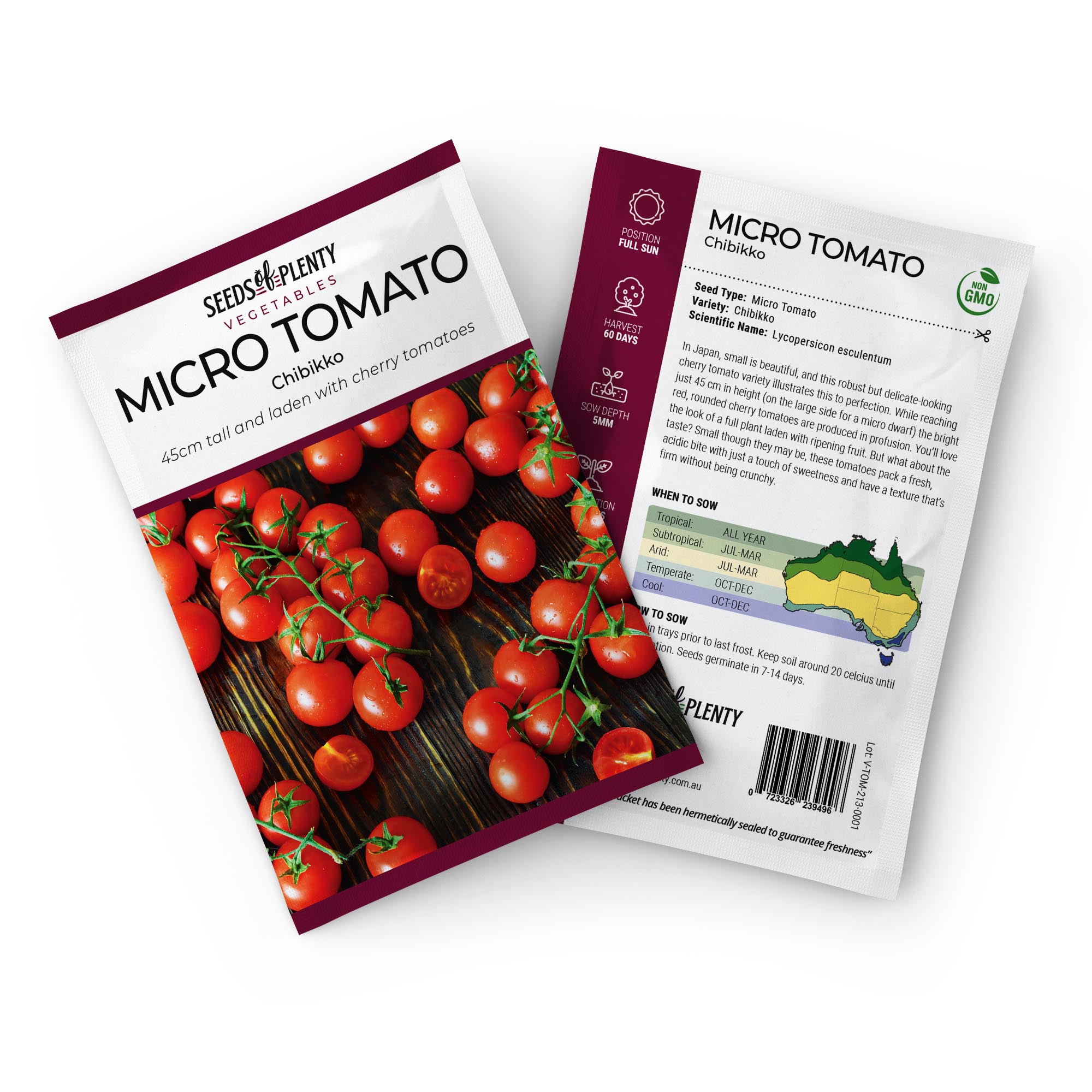 MICRO TOMATO - Chibikko | Buy Online at Seeds Of Plenty – Seeds of Plenty