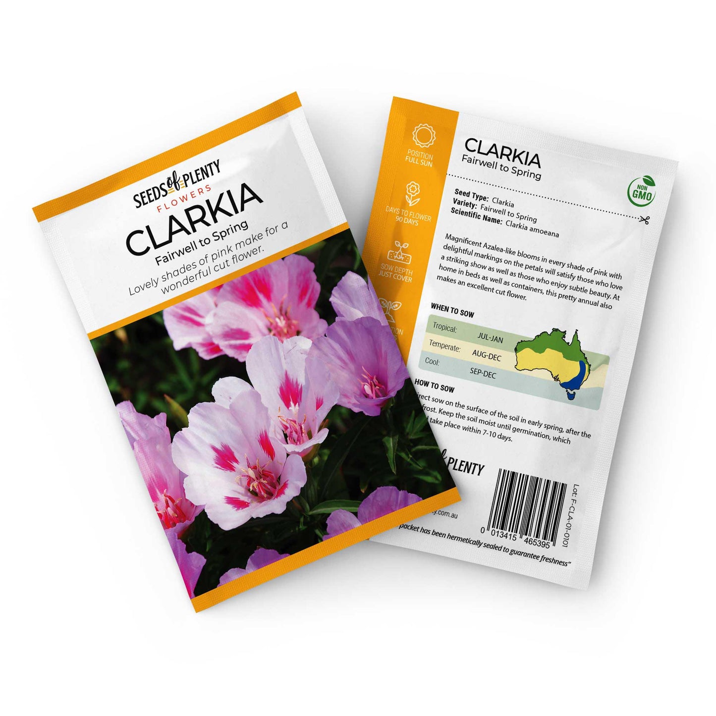 clarkia flower seeds CLARKIA - Fairwell to Spring