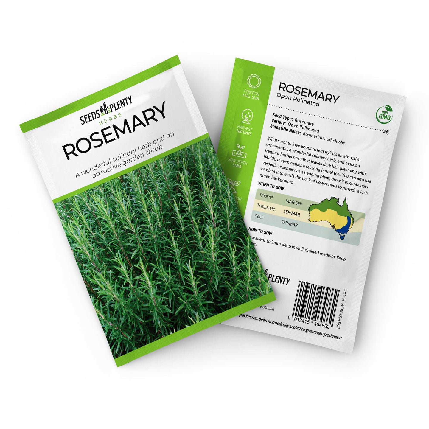 ROSEMARY - Seed Packet - Rosmarinus officinalis