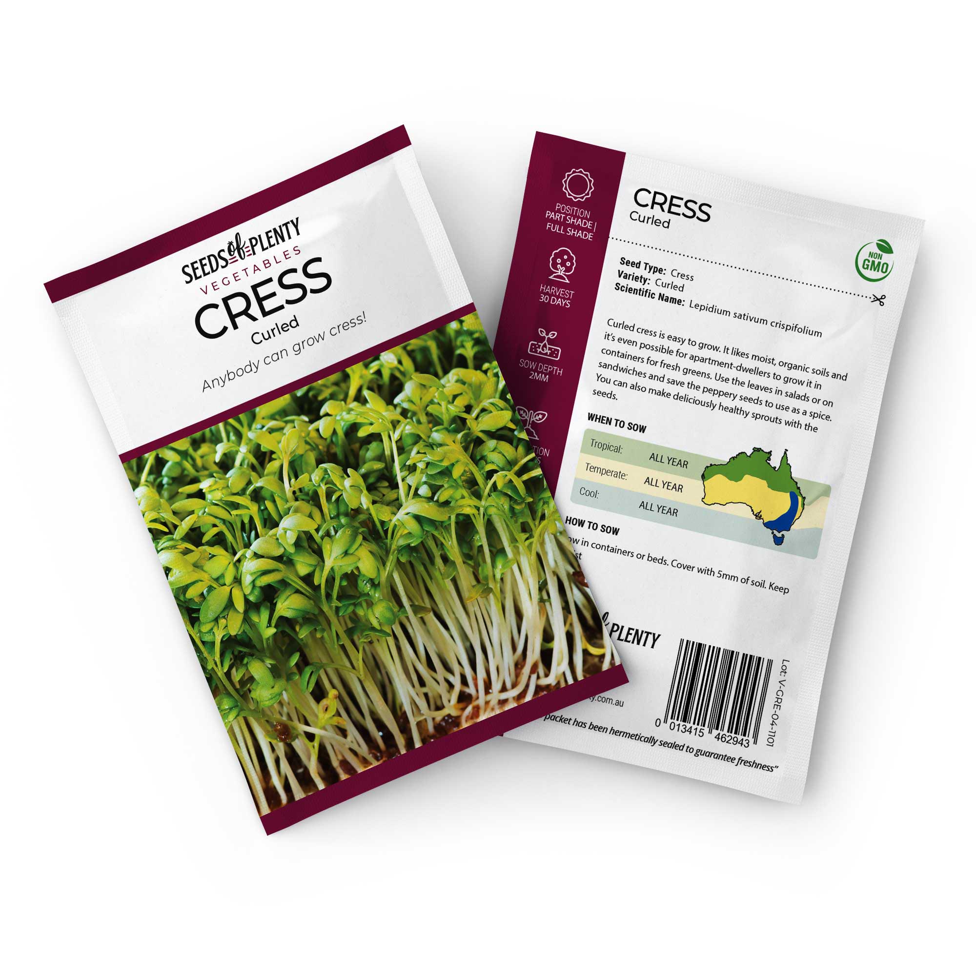 garden cress seeds other names CRESS - Curled