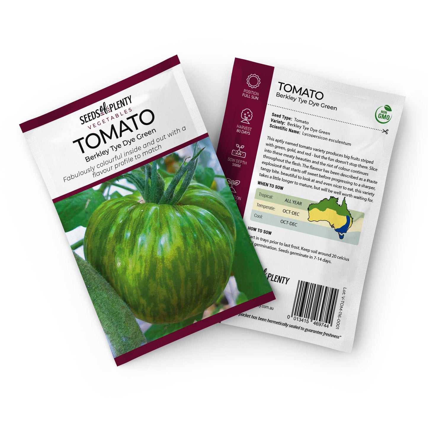 TOMATO - Berkley Tye Dye Green Default Title