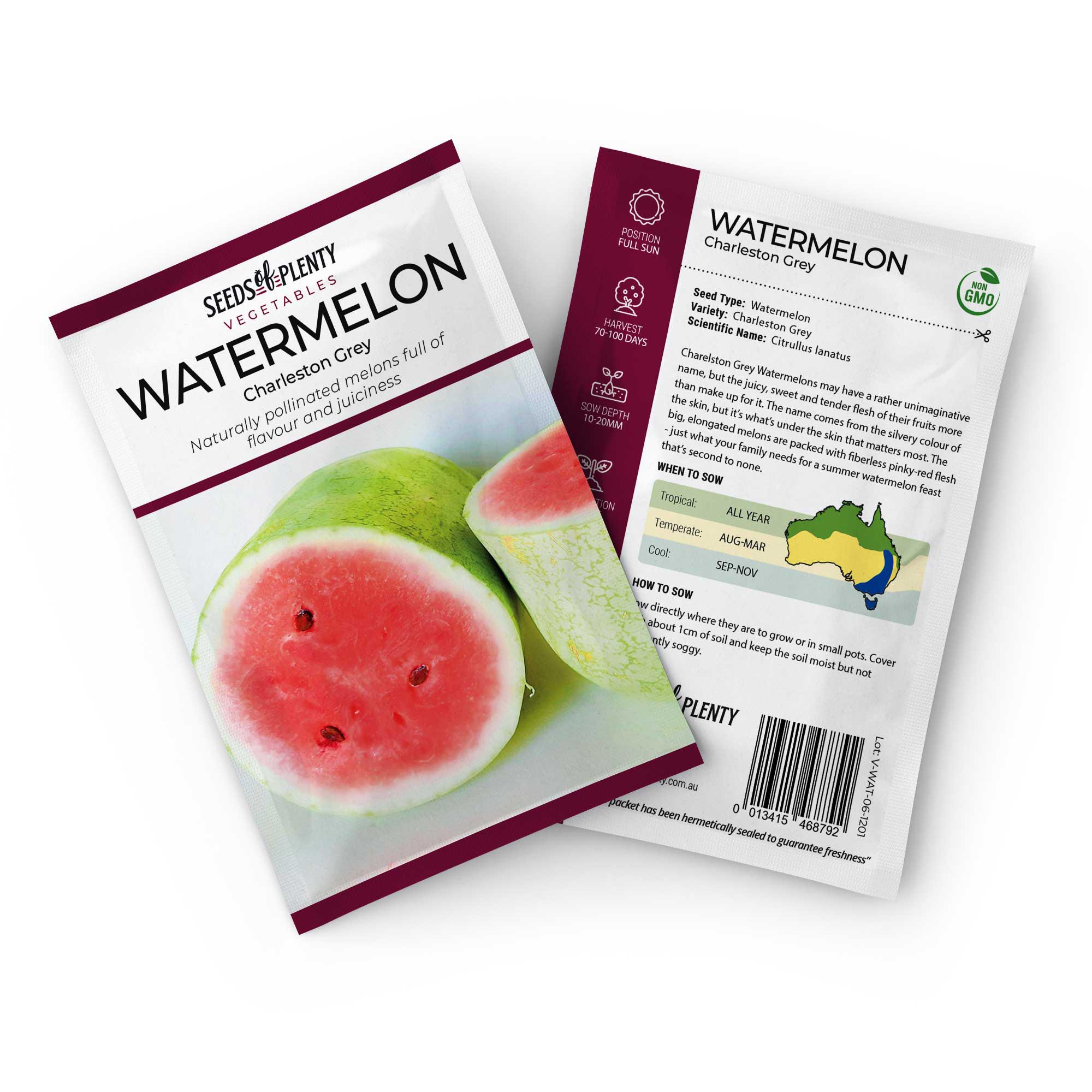 WATERMELON Charleston Grey Buy Online at Seeds Of Plenty